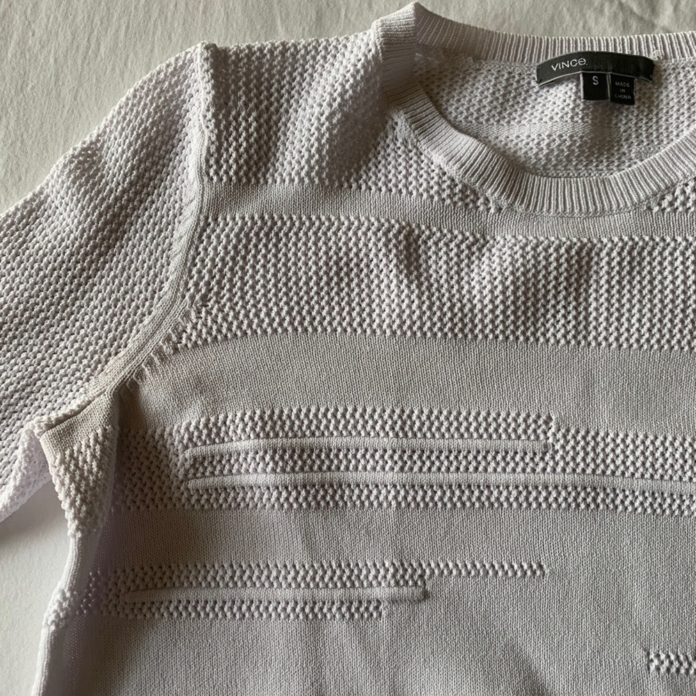 Vince white sweater size small
